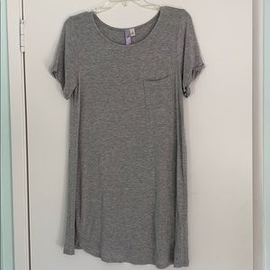 Grey T-shirt Dress
